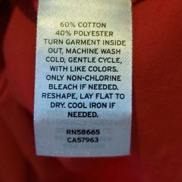 1901 By Nordstrom Christmas Holiday Graphic Print Nice-ish T-shirt Red - Picture 4 of 5